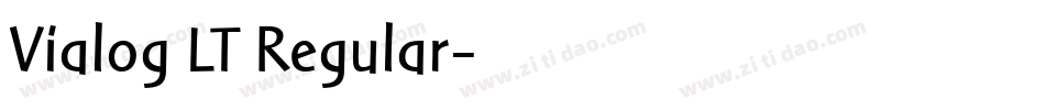 Vialog LT Regular字体转换